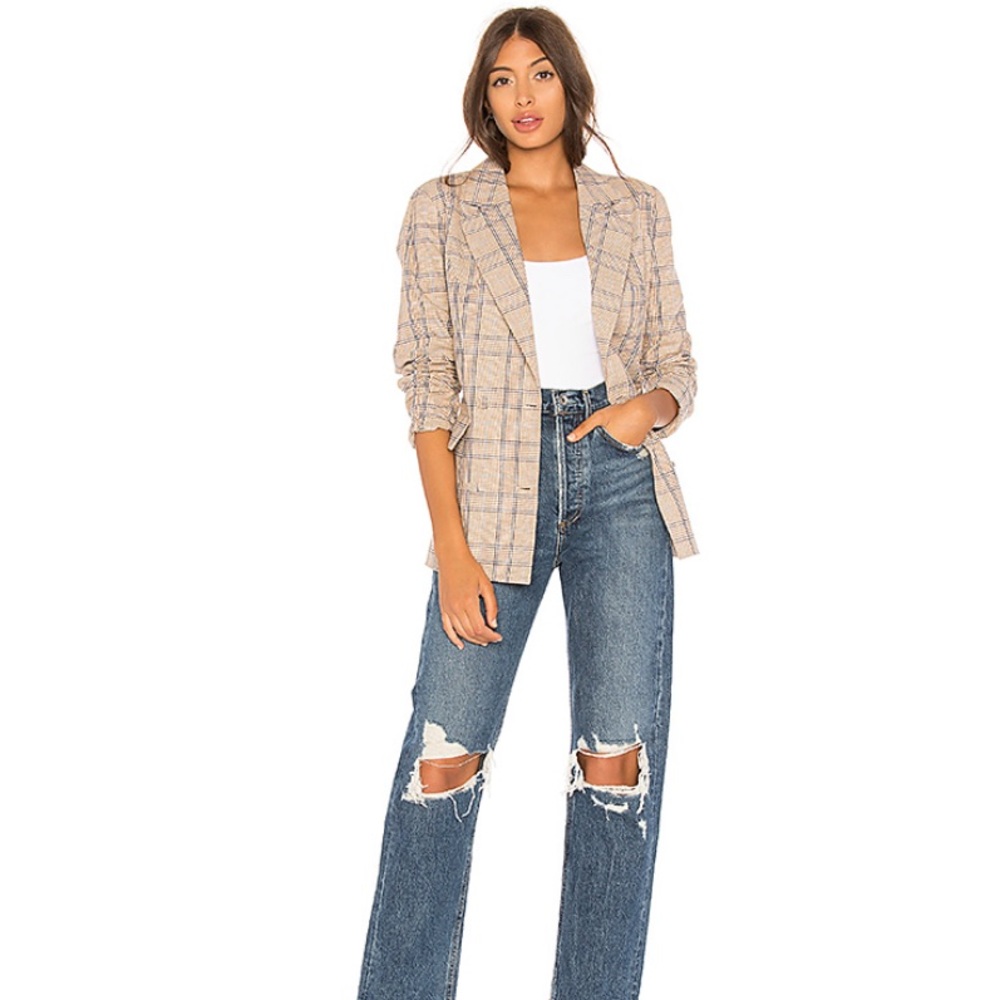 NWT Lovers+Friends Trinity Blazer Walnut Sm/2-4